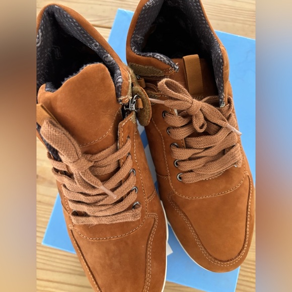 Men's Medimoto Mid-Top Brown Suede Shoe Size 10WW - Picture 9 of 13